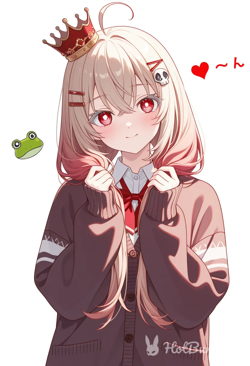 Vtuber Schoolgirl Blonde Ai Hentai