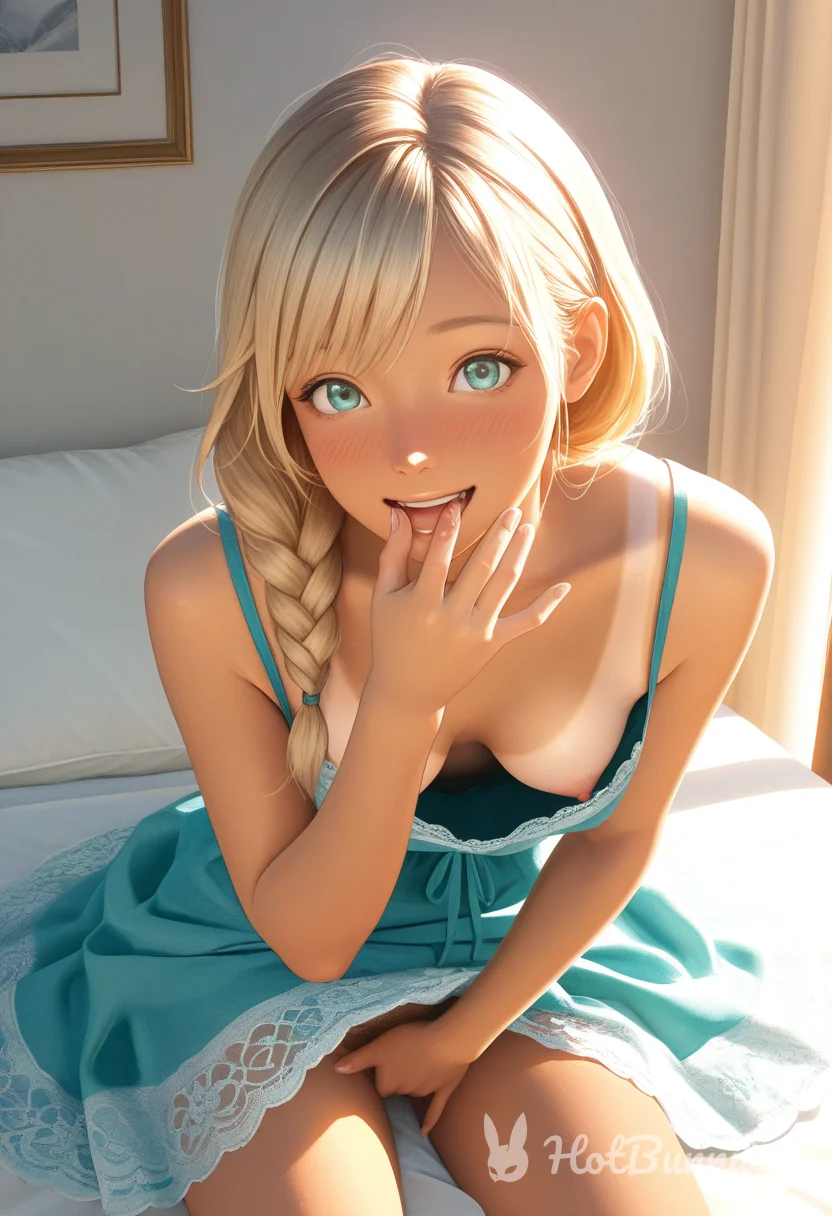 Masturbation Blonde Ai Hentai