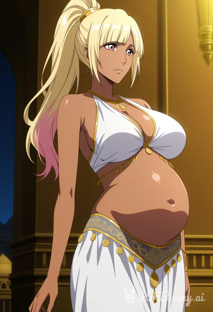 Pregnant Ebony Blonde Ai Hentai