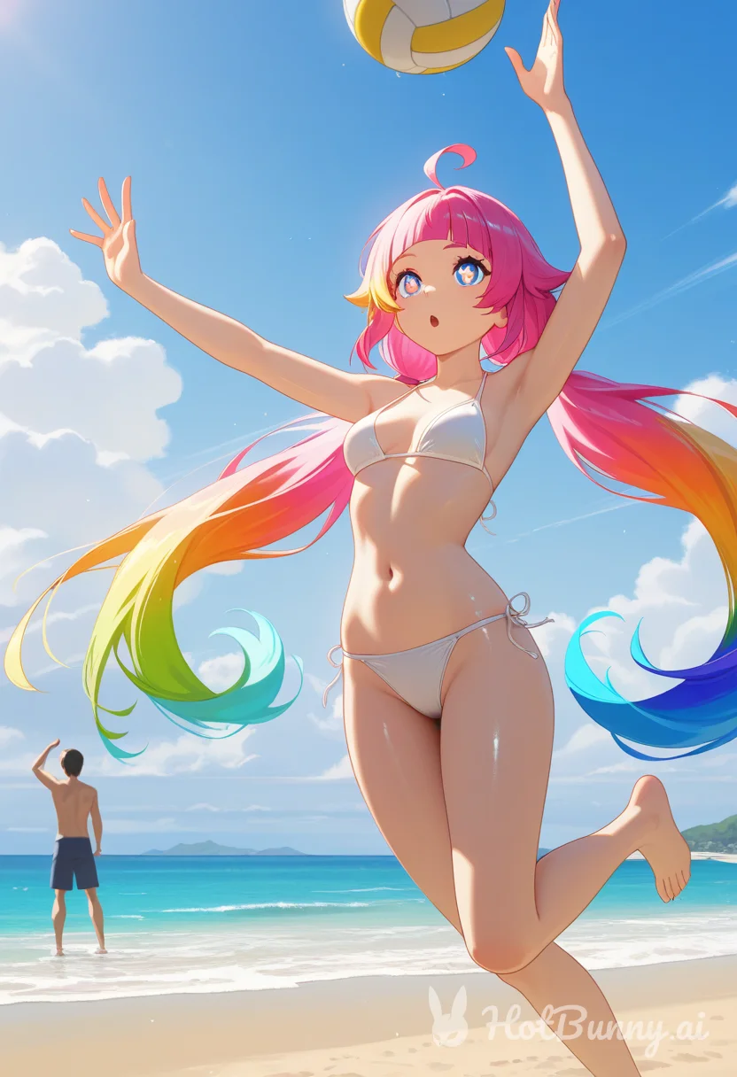 Swimsuit Blonde Ai Hentai