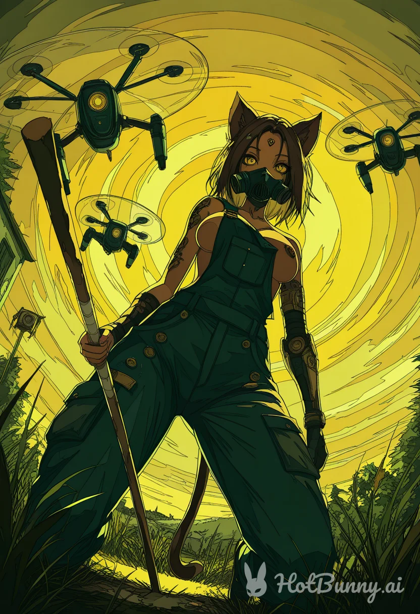 Cat Girl Ebony Ai Hentai