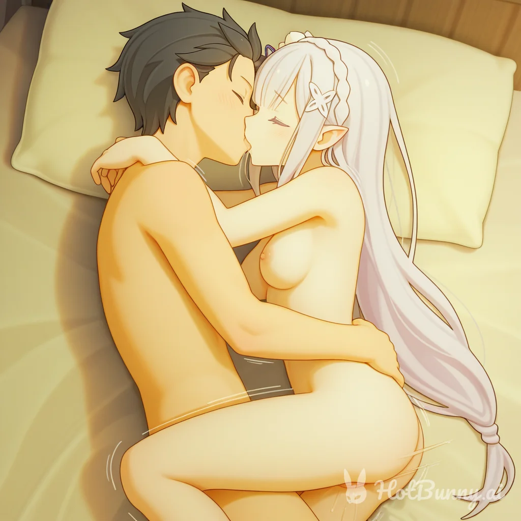 Emilia from Re Zero Elf Ai Hentai