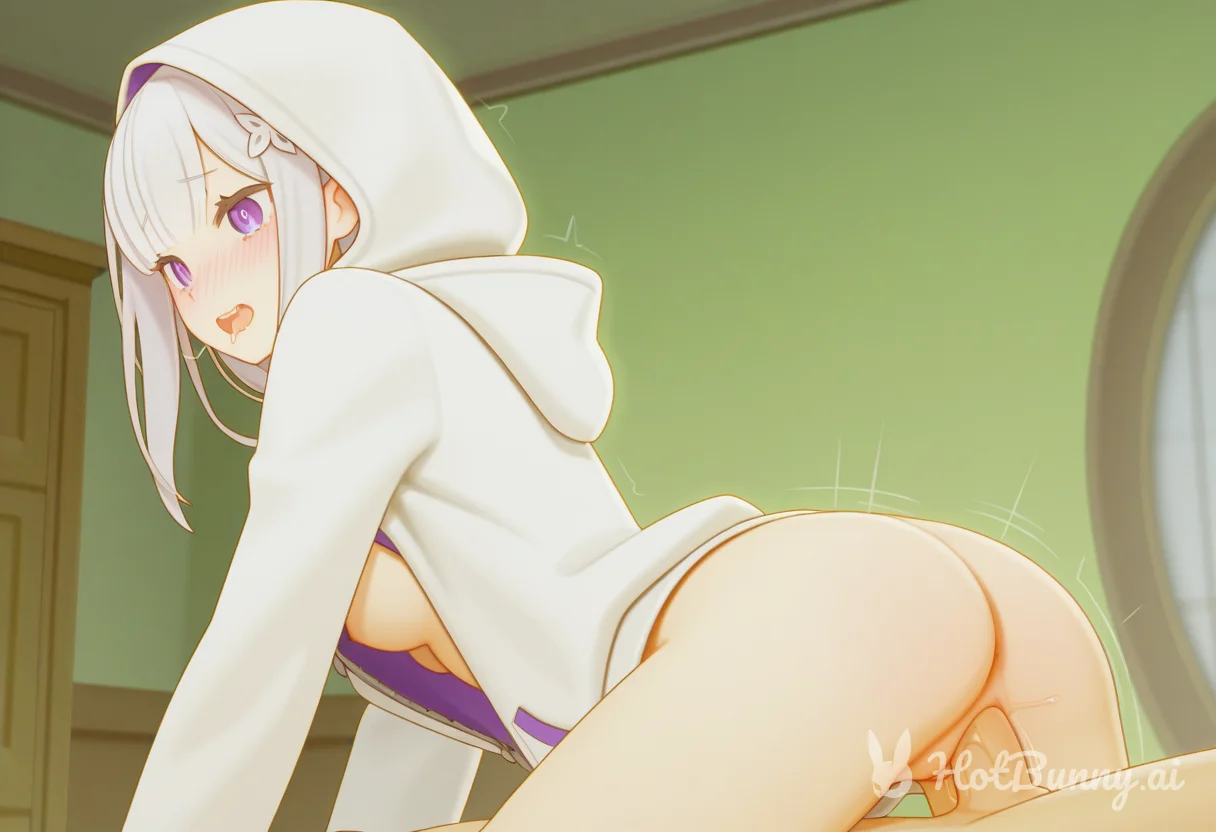 Emilia from Re Zero Ai Hentai