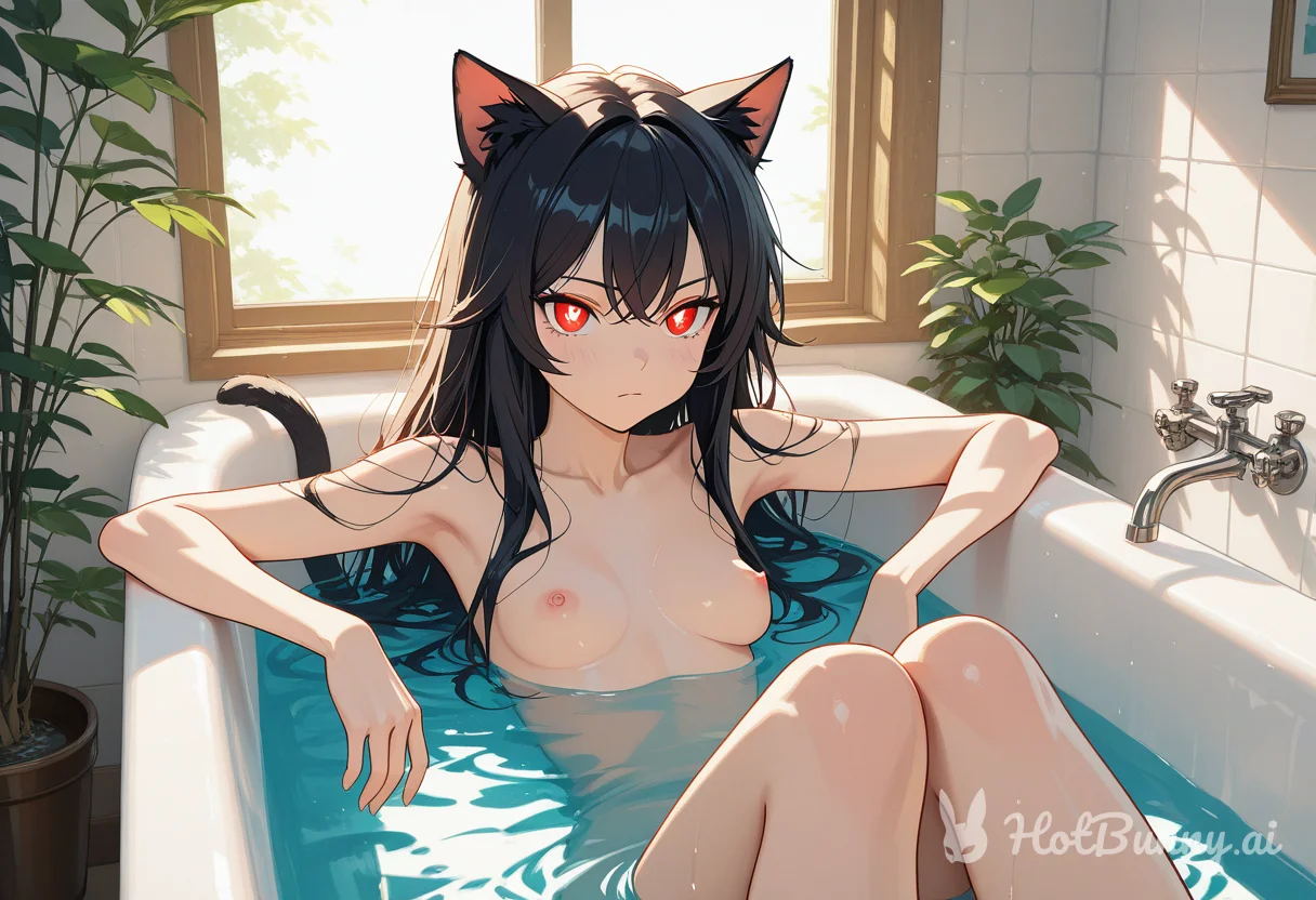 Cat Girl Bath Ai Hentai