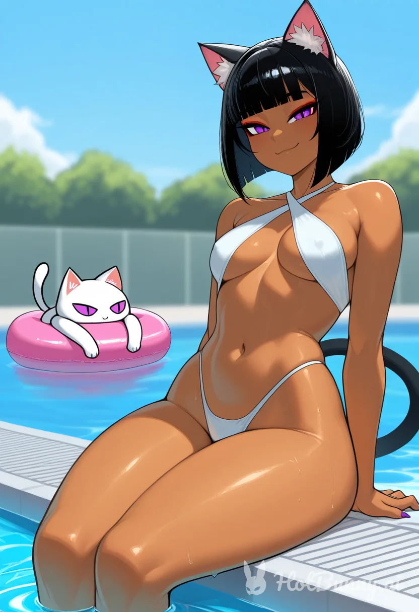 Nadia and her friend