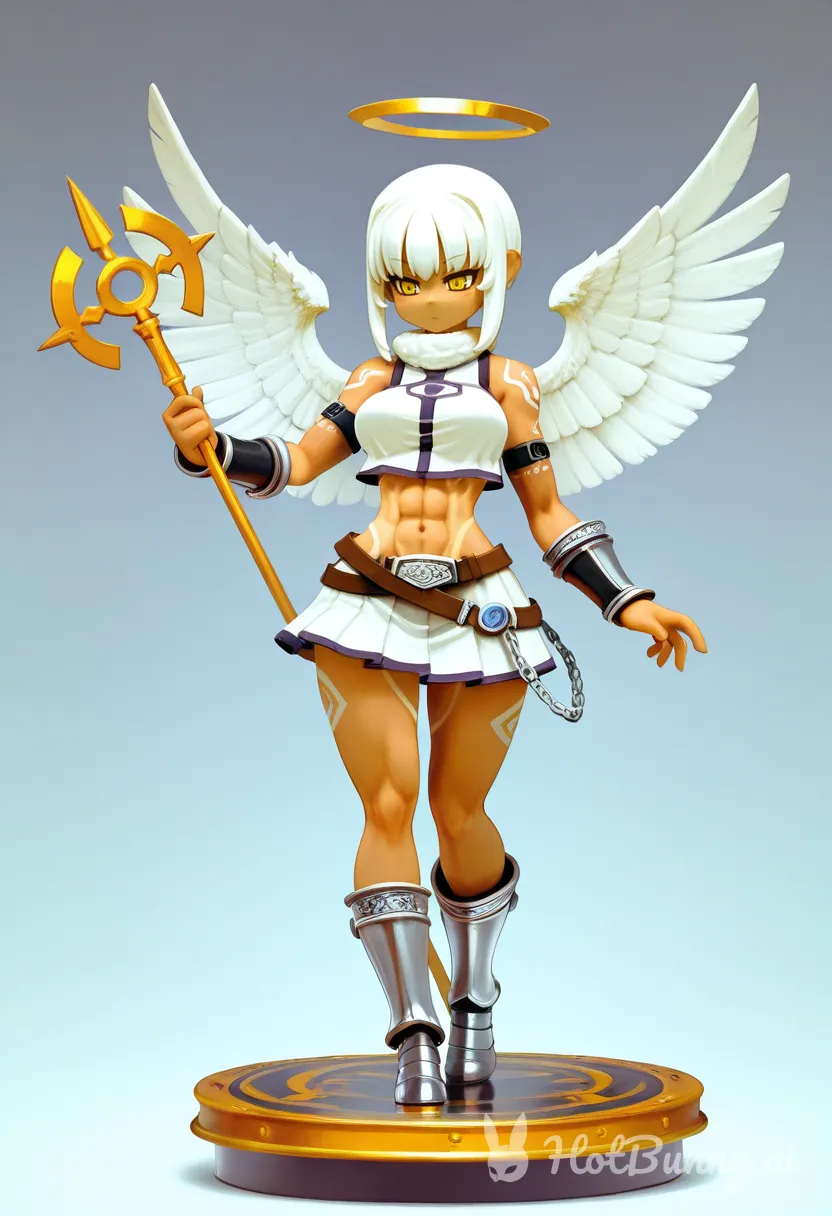 Angel Ebony Muscle Girl Ai Hentai