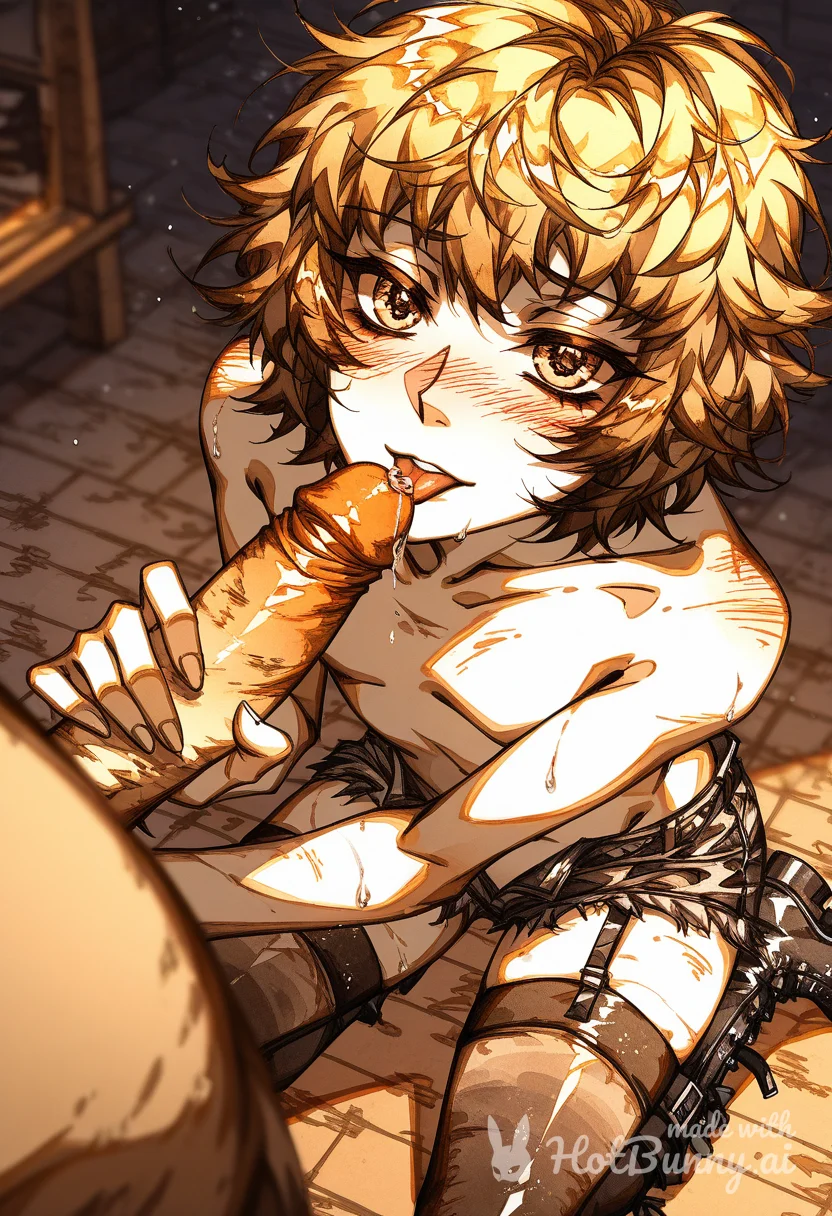 Trap Blowjob Blonde Ai Hentai