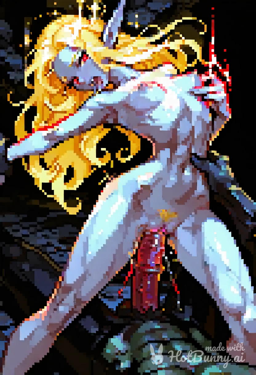 Elf Blonde Magic Ai Hentai