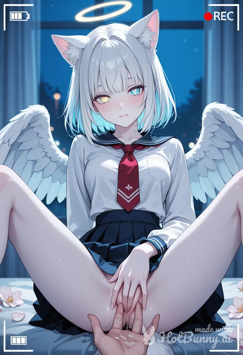 Cat Girl Fingering Schoolgirl Ai Hentai