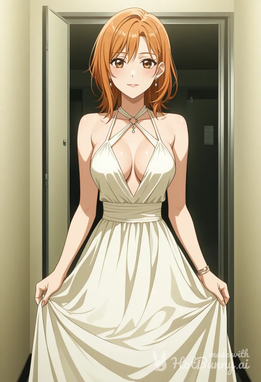 Beautiful girl in dress